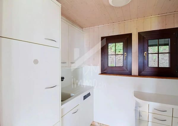Immobilie in Les Giettes - Chalet en madriers, vue lac LÃ©man et montagnes - Vente aux Ã©trangers OK - Bild 5