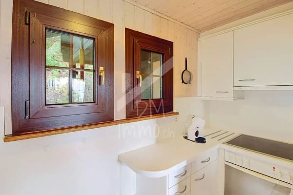 Immobilie in Les Giettes - Chalet en madriers, vue lac LÃ©man et montagnes - Vente aux Ã©trangers OK - Bild 6