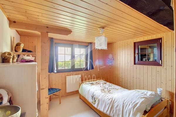 Immobilie in Les Giettes - Chalet en madriers, vue lac LÃ©man et montagnes - Vente aux Ã©trangers OK - Bild 7