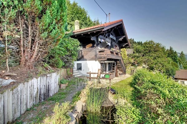 Immobilie in Les Giettes - Chalet en madriers, vue lac LÃ©man et montagnes - Vente aux Ã©trangers OK - Bild 8