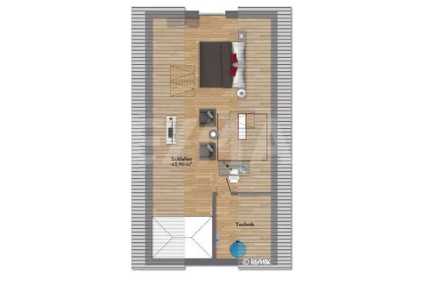 Immobilie in Bonstetten - FREISTEHENDES 2 ½ ZIMMER HAUS AN ZENTRALER LAGE - Bild 11