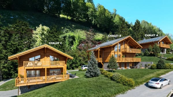 Immobilie in Les Sciernes-d'albeuve - Les Sciernes-d'Albeuve - Chalets contemporains - Bild 2