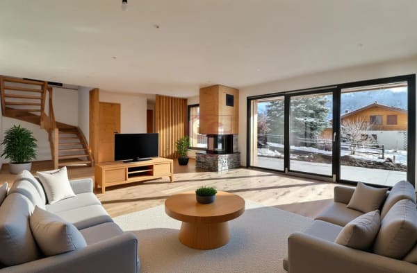 Immobilie in Les Sciernes-d'albeuve - Les Sciernes-d'Albeuve - Chalets contemporains - Bild 8