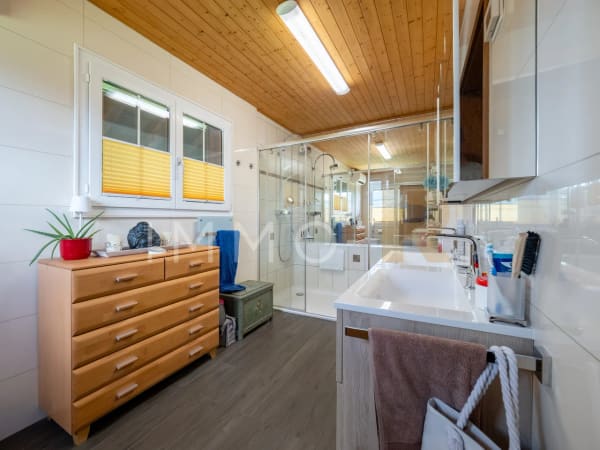 Immobilie in Les Paccots - Chalet individuel avec terrain de 1018m2 et potentiel de crÃ©ation d'un appartement indÃ©pendant - Bild 6