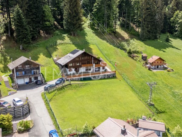 Immobilie in Les Paccots - Chalet individuel avec terrain de 1018m2 et potentiel de crÃ©ation d'un appartement indÃ©pendant - Bild 9