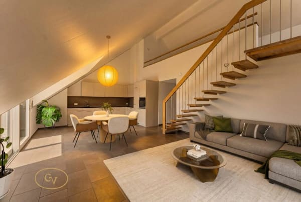 Immobilie in Lengnau Ag - Lichtdurchflutete Maisonette-Wohnung mit Galerie, Weitblick und Abendsonne - Bild 5