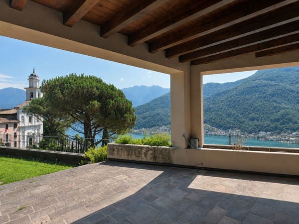 Immobilie in Vico Morcote - Elegante duplex con vista panoramica sul Lago - Bild 16