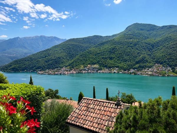 Immobilie in Vico Morcote - Elegante duplex con vista panoramica sul Lago - Bild 17