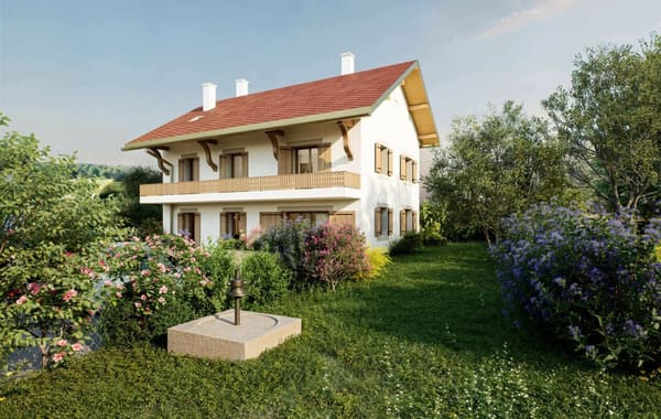 Immobilie in Jussy - Duplex de charme entre nature et sÃ©rÃ©nitÃ© - Hameau de Monniaz avec grand jardin privatif - Bild 0