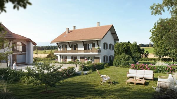 Immobilie in Jussy - Duplex de charme entre nature et sÃ©rÃ©nitÃ© - Hameau de Monniaz avec grand jardin privatif - Bild 13