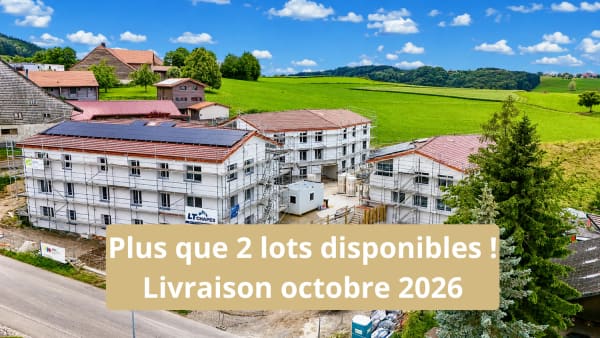 Immobilie in Massonnens - 3.5 pièces avec grand balcon : Chantier ouvert ! - Bild 0