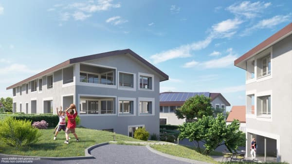 Immobilie in Massonnens - 3.5 pièces avec grand balcon : Chantier ouvert ! - Bild 2