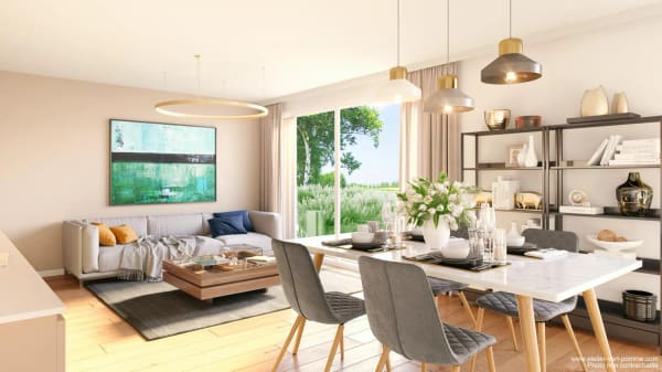Immobilie in Massonnens - 3.5 pièces avec grand balcon : Chantier ouvert ! - Bild 6