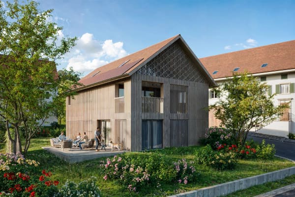 Immobilie in Niederneunforn - Modernes Einfamilienhaus im Dorfkern von Niederneunforn - Bild 0