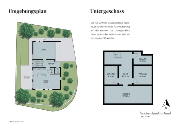 Immobilie in Niederneunforn - Modernes Einfamilienhaus im Dorfkern von Niederneunforn - Bild 2
