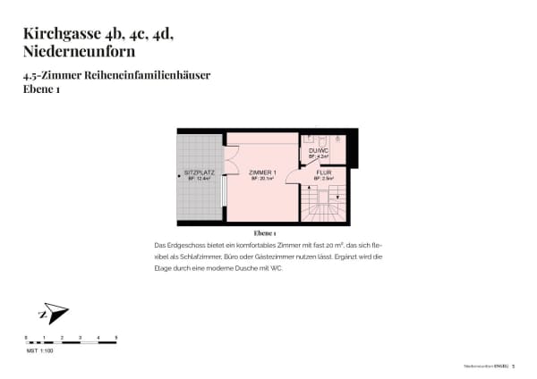 Immobilie in Niederneunforn - Attraktives 4.5-Zimmer-Reihenhaus in Niederneunforn - Bild 7