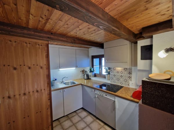 Immobilie in Hérémence - Vente aux étrangers possible - Appartement de charme avec terrasse et vue panoramique sur les Alpes - Bild 7