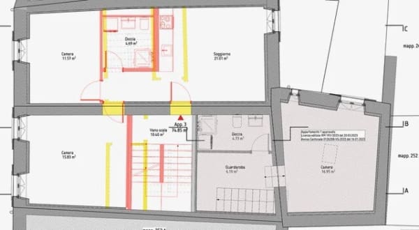 Immobilie in Bissone - RESIDENZA SECONDARIA - TRILOCALE RISTRUTTURATO A BISSONE - Bild 7