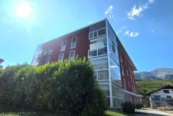 Immobilie in Grimisuat - Spacieux appartement avec terrasse de 4.5 piÃ¨ces Ã  Grimisuat â€“ Vue et calme assurÃ©s - Bild 2