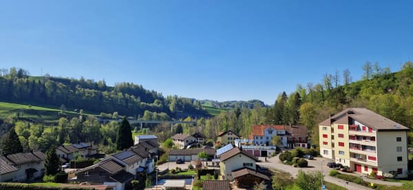 Immobilie in Lichtensteig - LebensqualitÃ¤t auf einen Blick: Neubauwohnung mit Weitsicht ins GrÃ¼ne - Bild 0