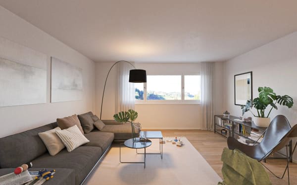 Immobilie in Lichtensteig - LebensqualitÃ¤t auf einen Blick: Neubauwohnung mit Weitsicht ins GrÃ¼ne - Bild 3