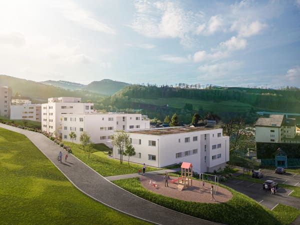 Immobilie in Lichtensteig - LebensqualitÃ¤t auf einen Blick: Neubauwohnung mit Weitsicht ins GrÃ¼ne - Bild 7