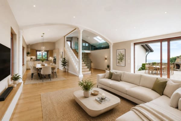 Immobilie in St-blaise - Harmonie, espace et nature ! Une villa unique à St-Blaise avec vue lac - Bild 2