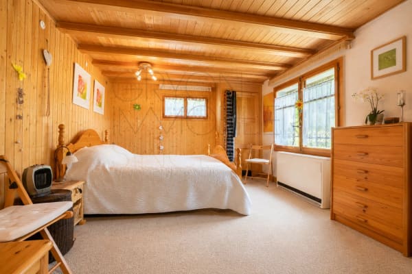 Immobilie in Gryon - Chalet de 4,5 piÃ¨ces Ã  rÃ©nover Ã  Gryon, vue et calme - Bild 12