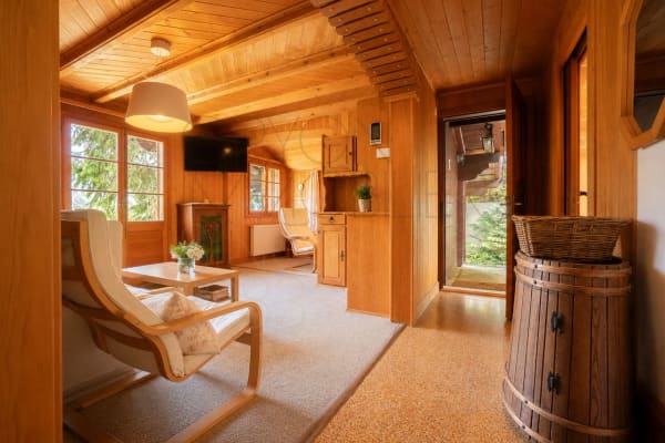 Immobilie in Gryon - Chalet de 4,5 piÃ¨ces Ã  rÃ©nover Ã  Gryon, vue et calme - Bild 5