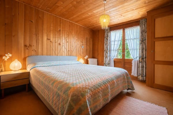 Immobilie in Gryon - Chalet de 4,5 piÃ¨ces Ã  rÃ©nover Ã  Gryon, vue et calme - Bild 9