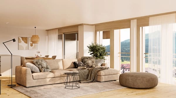 Immobilie in Klosters Dorf - 4.5-Zimmer-Zweitwohnung-NEUBAU "CASA MADRISA" Nr. B51 - Bild 6