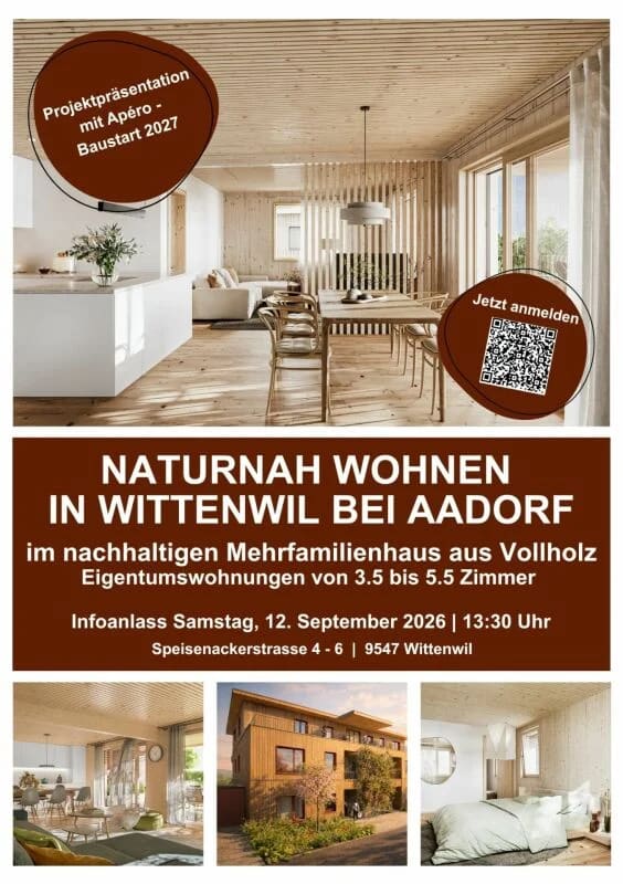 Immobilie in Wittenwil - 3.5-Zimmer-Wohnung- nachhaltiger Wohnraum - Bild 0
