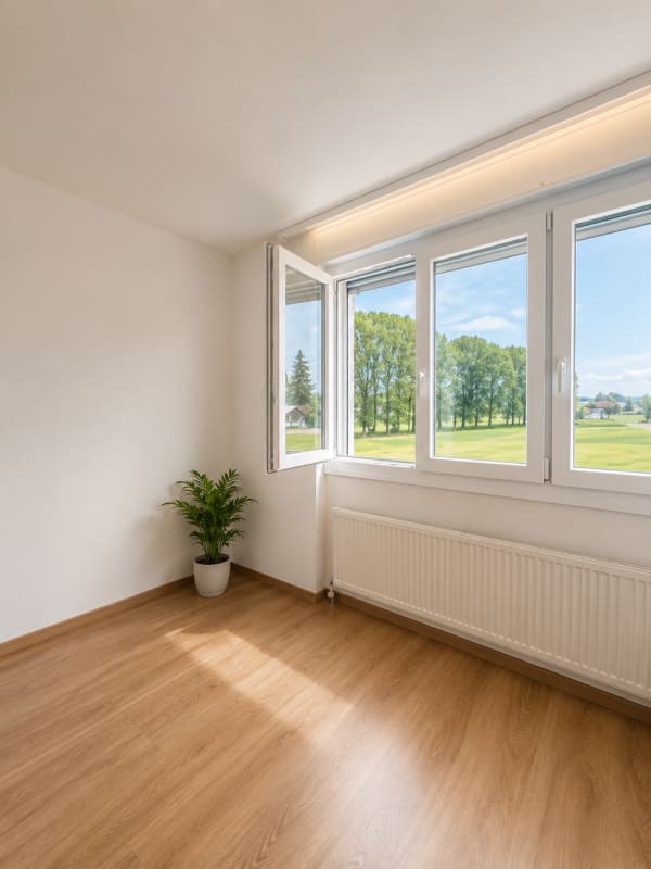 Immobilie in Villaraboud - Charmant appartement de 3.5 piÃ¨ces avec balcon et vue dÃ©gagÃ©e Ã  Villaraboud - Bild 6