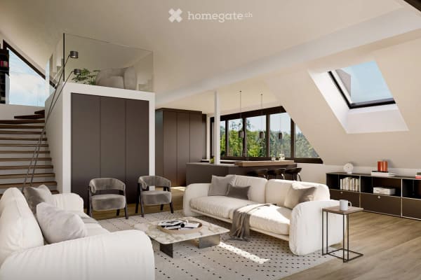 Immobilie in Egg B. Zürich - Neubau AltoVerde. Modernes Doppelfamilienhaus im GrÃ¼nen - Bild 1