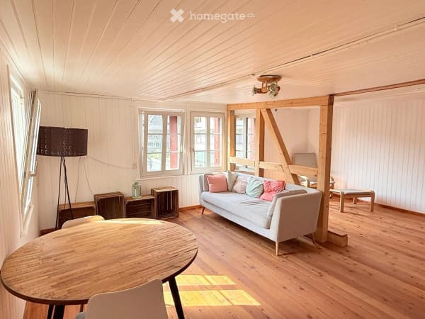 Immobilie in Gampel-bratsch - Fort potentiel de valorisation Ã  Gampel â€“ Appartement 2,5 piÃ¨ces Ã  rÃ©nover - Bild 0