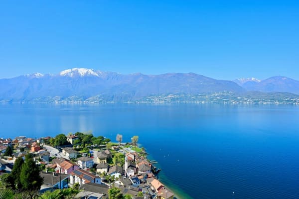 Immobilie in Gerra - Mediterrane Ferienwohnung mit Seeblick und Aussenpool - Bild 1