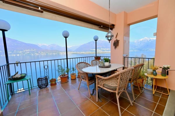 Immobilie in Gerra - Mediterrane Ferienwohnung mit Seeblick und Aussenpool - Bild 2