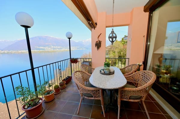 Immobilie in Gerra - Mediterrane Ferienwohnung mit Seeblick und Aussenpool - Bild 3