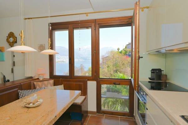 Immobilie in Gerra - Mediterrane Ferienwohnung mit Seeblick und Aussenpool - Bild 8