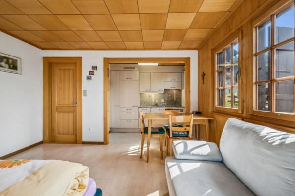 Immobilie in Bettmeralp - MÃ¶bliertes Studio mit traumhafter Panoramasicht - Bild 1
