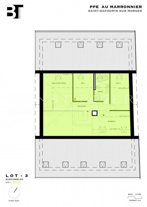 Immobilie in Echichens - PROMOTION SUR PLANS - Magnifique duplex de standing 6 pièces avec loggia - 189m2 - Bild 10