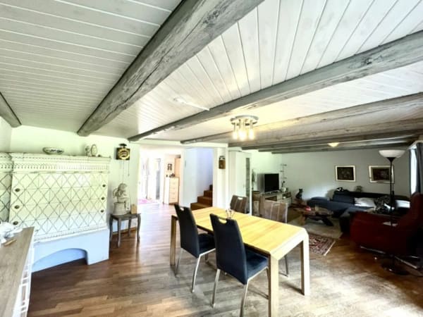 Immobilie in Schönholzerswilen - Grosses freistehendes 7.5-Zimmer-Bauernhaus für Pferdeliebhaber oder Kleintierhalter! Pferdeboxen, Remise, Wald und Wiesen .... - Bild 1