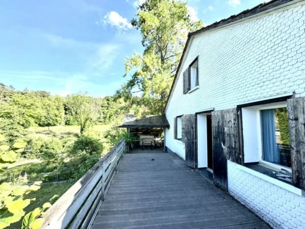 Immobilie in Schönholzerswilen - Grosses freistehendes 7.5-Zimmer-Bauernhaus für Pferdeliebhaber oder Kleintierhalter! Pferdeboxen, Remise, Wald und Wiesen .... - Bild 22