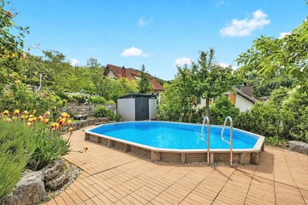 Immobilie in Duggingen - Grosszügiges 6.5-Zimmer Einfamilienhaus mit Pool & Wintergarten - Bild 16
