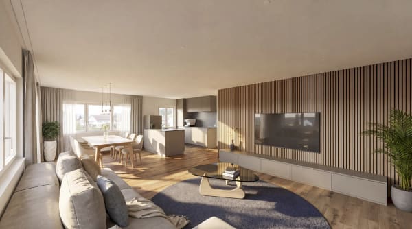 Immobilie in Montlingen - Exklusiver Neubau: 3.5 Zimmer Wohnung mit Balkon - Bild 1