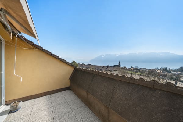 Immobilie in Chexbres - Appartement de 3,5 piÃ¨ces avec une magnifique vue sur le lac et les montagnes ! - Bild 0