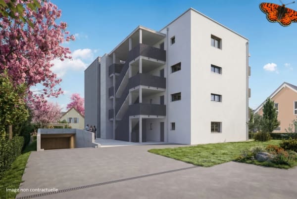 Immobilie in La Tour-de-trême - Attique de 4.5 pces dans nouvelle promotion à la Tour-de-Trême - Bild 0