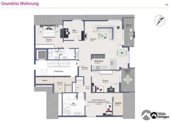 Immobilie in Pfaffnau - Raumwunder hoch Ã¼ber Pfaffnau - Bild 12