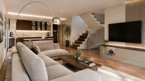 Immobilie in Brè Sopra Lugano - Casa a Schiera d'angolo 5.5 locali con giardino a Brè sopra Lugano - Bild 1