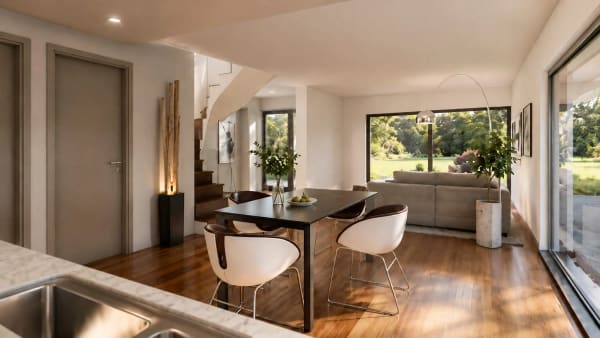Immobilie in Brè Sopra Lugano - Casa a Schiera d'angolo 5.5 locali con giardino a Brè sopra Lugano - Bild 5